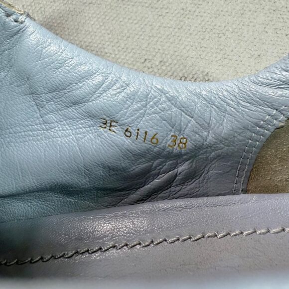 Prada Light Blue Suede Low Top Sneakers Size 38, US Women's 8 - Picture 8 of 8